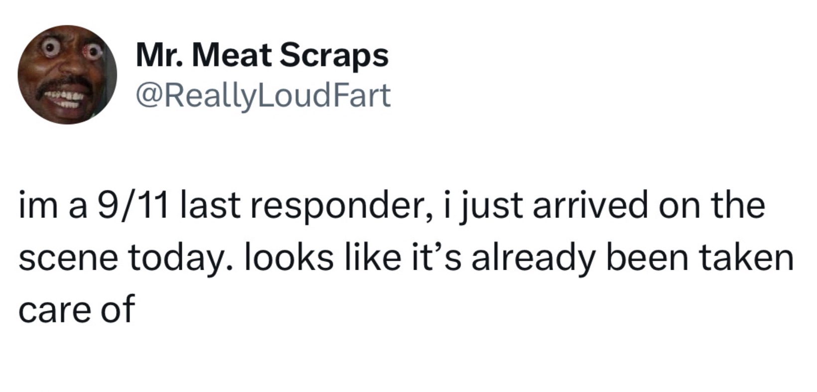 We thank you for the sacrifice, however late